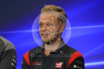 World © Octane Photographic Ltd. Formula 1 - American Grand Prix – Thursday Driver Press Conference – Part 2. Kevin Magnussen - Haas F1 Team. Circuit of the Americas, Austin, Texas, USA. Thursday 19th October 2017. Digital Ref: 1984LB1D2639