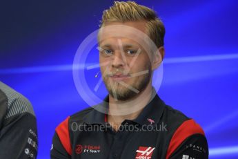 World © Octane Photographic Ltd. Formula 1 - American Grand Prix – Thursday Driver Press Conference – Part 2. Kevin Magnussen - Haas F1 Team. Circuit of the Americas, Austin, Texas, USA. Thursday 19th October 2017. Digital Ref: 1984LB1D2641