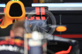World © Octane Photographic Ltd. Formula 1 - American Grand Prix - Thursday - Pit Lane. Red Bull Racing RB13. Circuit of the Americas, Austin, Texas, USA. Thursday 19th October 2017. Digital Ref: 1983LB1D2667