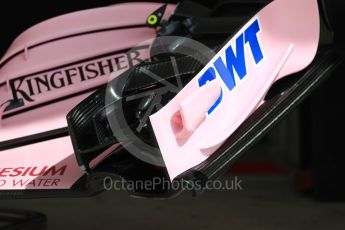 World © Octane Photographic Ltd. Formula 1 - American Grand Prix - Thursday - Pit Lane. Sahara Force India VJM10. Circuit of the Americas, Austin, Texas, USA. Thursday 19th October 2017. Digital Ref: 1983LB1D2746
