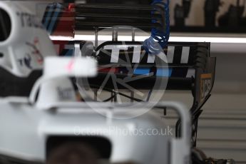 World © Octane Photographic Ltd. Formula 1 - American Grand Prix - Thursday - Pit Lane. Williams Martini Racing FW40. Circuit of the Americas, Austin, Texas, USA. Thursday 19th October 2017. Digital Ref: 1983LB1D2772