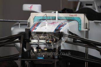 World © Octane Photographic Ltd. Formula 1 - American Grand Prix - Thursday - Pit Lane. Williams Martini Racing FW40. Circuit of the Americas, Austin, Texas, USA. Thursday 19th October 2017. Digital Ref: 1983LB1D2782