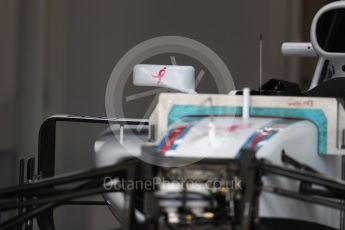 World © Octane Photographic Ltd. Formula 1 - American Grand Prix - Thursday - Pit Lane. Williams Martini Racing FW40. Circuit of the Americas, Austin, Texas, USA. Thursday 19th October 2017. Digital Ref: 1983LB1D2787