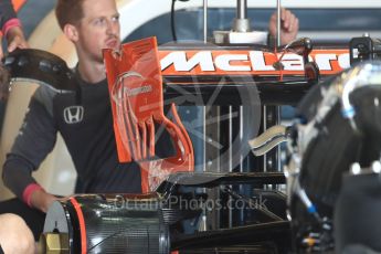 World © Octane Photographic Ltd. Formula 1 - American Grand Prix - Thursday - Pit Lane. McLaren Honda MCL32. Circuit of the Americas, Austin, Texas, USA. Thursday 19th October 2017. Digital Ref: 1983LB1D2826