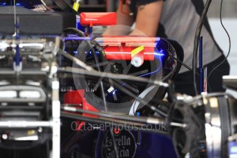 World © Octane Photographic Ltd. Formula 1 - American Grand Prix - Thursday - Pit Lane. Scuderia Toro Rosso STR12. Circuit of the Americas, Austin, Texas, USA. Thursday 19th October 2017. Digital Ref: 1983LB1D2861