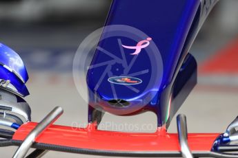 World © Octane Photographic Ltd. Formula 1 - American Grand Prix - Thursday - Pit Lane. Scuderia Toro Rosso STR12. Circuit of the Americas, Austin, Texas, USA. Thursday 19th October 2017. Digital Ref: 1983LB1D2888