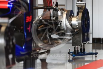 World © Octane Photographic Ltd. Formula 1 - American Grand Prix - Thursday - Pit Lane. Scuderia Toro Rosso STR12. Circuit of the Americas, Austin, Texas, USA. Thursday 19th October 2017. Digital Ref: 1983LB1D2892