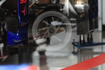 World © Octane Photographic Ltd. Formula 1 - American Grand Prix - Thursday - Pit Lane. Scuderia Toro Rosso STR12. Circuit of the Americas, Austin, Texas, USA. Thursday 19th October 2017. Digital Ref: 1983LB1D2899