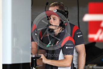 World © Octane Photographic Ltd. Formula 1 - British Grand Prix. Antonio Giovinazzi - Haas F1 Team VF-17 Reserve Driver. Circuit of the Americas, Austin, Texas, USA. Thursday 19th October 2017. Digital Ref: 1983LB1D2944