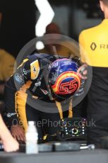 World © Octane Photographic Ltd. Formula 1 - American Grand Prix - Thursday - Pit Lane. Carlos Sainz - Renault Sport F1 Team R.S.17. Circuit of the Americas, Austin, Texas, USA. Thursday 19th October 2017. Digital Ref: 1983LB1D3023