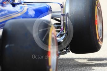 World © Octane Photographic Ltd. Formula 1 - American Grand Prix - Thursday - Pit Lane. Sauber F1 Team C36. Circuit of the Americas, Austin, Texas, USA. Thursday 19th October 2017. Digital Ref: 1983LB1D3081