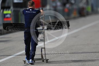 World © Octane Photographic Ltd. Formula 1 - American Grand Prix - Thursday - Pit Lane. Sauber F1 Team C36. Circuit of the Americas, Austin, Texas, USA. Thursday 19th October 2017. Digital Ref: 1983LB1D3091