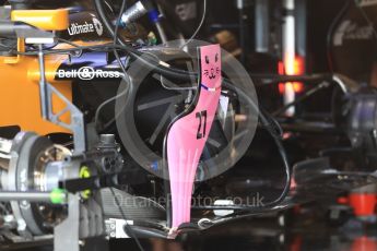 World © Octane Photographic Ltd. Formula 1 - American Grand Prix - Thursday - Pit Lane. Renault Sport F1 Team R.S.17. Circuit of the Americas, Austin, Texas, USA. Thursday 19th October 2017. Digital Ref: 1983LB1D3132