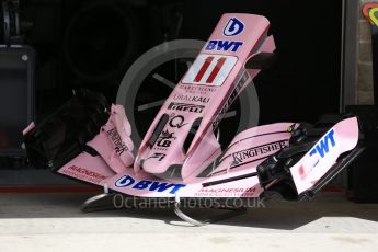 World © Octane Photographic Ltd. Formula 1 - American Grand Prix - Thursday - Pit Lane. Sergio Perez - Sahara Force India VJM10. Circuit of the Americas, Austin, Texas, USA. Thursday 19th October 2017. Digital Ref: 1983LB2D5695