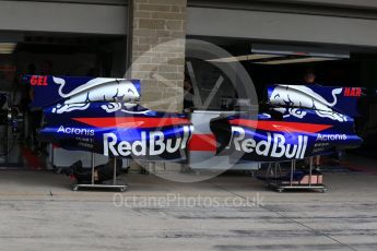 World © Octane Photographic Ltd. Formula 1 - American Grand Prix - Thursday - Pit Lane. Scuderia Toro Rosso STR12. Circuit of the Americas, Austin, Texas, USA. Thursday 19th October 2017. Digital Ref: 1983LB2D5734