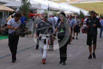 World © Octane Photographic Ltd. Formula 1 - American Grand Prix - Thursday - Pit Lane. Fernando Alonso - McLaren Honda MCL32. Circuit of the Americas, Austin, Texas, USA. Thursday 19th October 2017. Digital Ref: 1983LB2D5751
