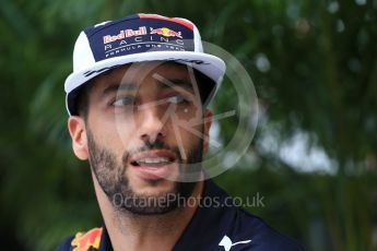 World © Octane Photographic Ltd. Formula 1 - American Grand Prix - Thursday - Pit Lane. Daniel Ricciardo - Red Bull Racing RB13. Circuit of the Americas, Austin, Texas, USA. Thursday 19th October 2017. Digital Ref: 1983LB2D5796