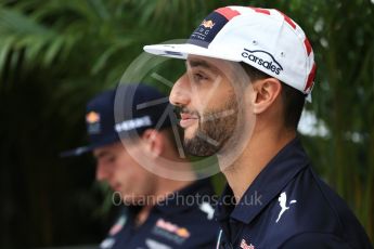 World © Octane Photographic Ltd. Formula 1 - American Grand Prix - Thursday - Pit Lane. Daniel Ricciardo - Red Bull Racing RB13. Circuit of the Americas, Austin, Texas, USA. Thursday 19th October 2017. Digital Ref: 1983LB2D5816
