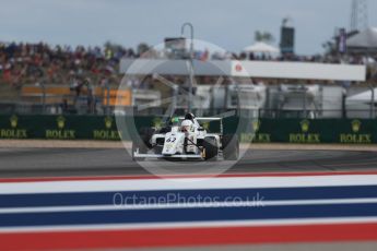 World © Octane Photographic Ltd. Formula 4 – F4 United States Championship - American Grand Prix – Race 1. Circuit of the Americas (COTA), Austin, Texas, USA. Saturday 21st October 2017. Raphael Forcier - Indy Motorsports Group and Justin Sirgany - Global Racing Group. Digital Ref:1982LB1D6848