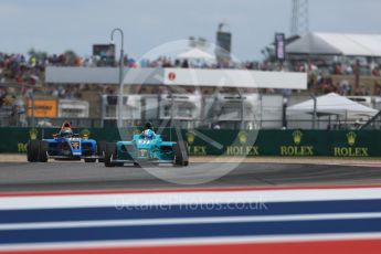 World © Octane Photographic Ltd. Formula 4 – F4 United States Championship - American Grand Prix – Race 1. Circuit of the Americas (COTA), Austin, Texas, USA. Saturday 21st October 2017. Jordan Sherratt - Crosslink Racing. Digital Ref:1982LB1D6883