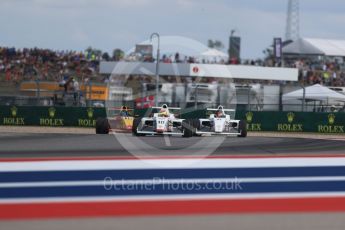 World © Octane Photographic Ltd. Formula 4 – F4 United States Championship - American Grand Prix – Race 1. Circuit of the Americas (COTA), Austin, Texas, USA. Saturday 21st October 2017. Davis Durrett - Indy Motorsports Group, Steve Bamford - Cape Motorsports and Russ McDonough IV - Group A Racing. Digital Ref:1982LB1D7012