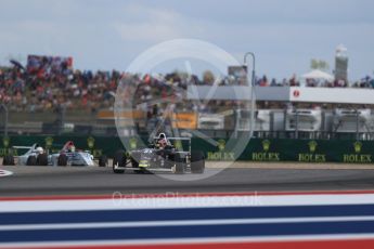 World © Octane Photographic Ltd. Formula 4 – F4 United States Championship - American Grand Prix – Race 1. Circuit of the Americas (COTA), Austin, Texas, USA. Saturday 21st October 2017. Dakota Dickerson - Kiwi Motorsport LTD. Digital Ref:1982LB1D7080