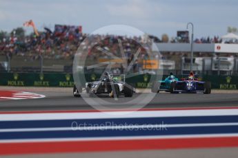World © Octane Photographic Ltd. Formula 4 – F4 United States Championship - American Grand Prix – Race 1. Circuit of the Americas (COTA), Austin, Texas, USA. Saturday 21st October 2017. Pierre Thiriet - Global Racing Group and Austin Kaszuba and Crosslink Racing. Digital Ref:1982LB1D7096