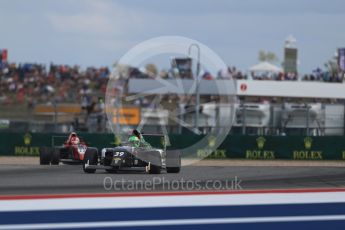 World © Octane Photographic Ltd. Formula 4 – F4 United States Championship - American Grand Prix – Race 1. Circuit of the Americas (COTA), Austin, Texas, USA. Saturday 21st October 2017. Baltazar Leguizamon - Miller Vinatieri Leguizamon Motorsports. Digital Ref:1982LB1D7103