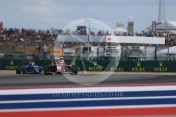 World © Octane Photographic Ltd. Formula 4 – F4 United States Championship - American Grand Prix – Race 1. Circuit of the Americas (COTA), Austin, Texas, USA. Saturday 21st October 2017. Jacob Abel - Abel Motorsports and John Paul Southern Jr - Jay Howard’s MDD. Digital Ref:1982LB1D7108