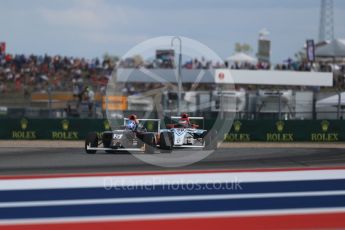 World © Octane Photographic Ltd. Formula 4 – F4 United States Championship - American Grand Prix – Race 1. Circuit of the Americas (COTA), Austin, Texas, USA. Saturday 21st October 2017. Austin McCusker - Primus Racing Team and Jack William Miller - Miller Vinatieri Leguizamon Motorsports. Digital Ref:1982LB1D7122