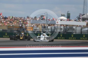 World © Octane Photographic Ltd. Formula 4 – F4 United States Championship - American Grand Prix – Race 1. Circuit of the Americas (COTA), Austin, Texas, USA. Saturday 21st October 2017. Raphael Forcier - Indy Motorsports Group and Skylar Robinson - Momentum Motorsports . Digital Ref:1982LB1D7225