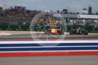 World © Octane Photographic Ltd. Formula 4 – F4 United States Championship - American Grand Prix – Race 1. Circuit of the Americas (COTA), Austin, Texas, USA. Saturday 21st October 2017. Russ McDonough IV - Group A Racing and Ben Waddell - JDX Racing. Digital Ref:1982LB1D7316