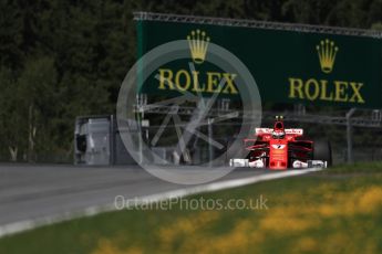 World © Octane Photographic Ltd. Formula 1 - Austria Grand Prix - Friday - Practice 1. Kimi Raikkonen - Scuderia Ferrari SF70H. Red Bull Ring, Spielberg, Austria. Friday 7th July 2017. Digital Ref:1862LB1D0494