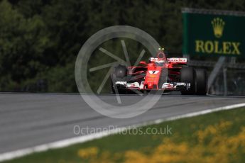 World © Octane Photographic Ltd. Formula 1 - Austria Grand Prix - Friday - Practice 1. Kimi Raikkonen - Scuderia Ferrari SF70H. Red Bull Ring, Spielberg, Austria. Friday 7th July 2017. Digital Ref:1862LB1D0506