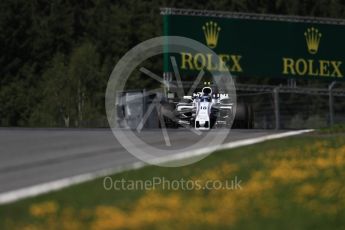 World © Octane Photographic Ltd. Formula 1 - Austria Grand Prix - Friday - Practice 1. Lance Stroll - Williams Martini Racing FW40. Red Bull Ring, Spielberg, Austria. Friday 7th July 2017. Digital Ref:1862LB1D0529
