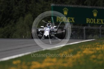 World © Octane Photographic Ltd. Formula 1 - Austria Grand Prix - Friday - Practice 1. Lance Stroll - Williams Martini Racing FW40. Red Bull Ring, Spielberg, Austria. Friday 7th July 2017. Digital Ref:1862LB1D0534