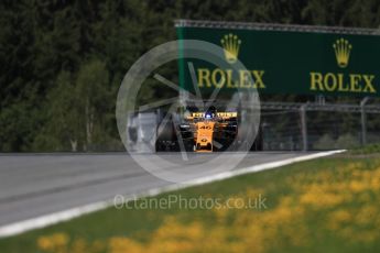 World © Octane Photographic Ltd. Formula 1 - Austria Grand Prix - Friday - Practice 1. Sergey Sirotkin - Renault Sport F1 Team Third & Reserve Driver. Red Bull Ring, Spielberg, Austria. Friday 7th July 2017. Digital Ref:1862LB1D0563