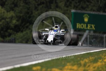 World © Octane Photographic Ltd. Formula 1 - Austria Grand Prix - Friday - Practice 1. Felipe Massa - Williams Martini Racing FW40. Red Bull Ring, Spielberg, Austria. Friday 7th July 2017. Digital Ref:1862LB1D0597
