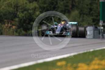 World © Octane Photographic Ltd. Formula 1 - Austria Grand Prix - Friday - Practice 1. Lewis Hamilton - Mercedes AMG Petronas F1 W08 EQ Energy+. Red Bull Ring, Spielberg, Austria. Friday 7th July 2017. Digital Ref:1862LB1D0632