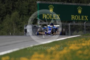 World © Octane Photographic Ltd. Formula 1 - Austria Grand Prix - Friday - Practice 1. Pascal Wehrlein – Sauber F1 Team C36. Red Bull Ring, Spielberg, Austria. Friday 7th July 2017. Digital Ref:1862LB1D0661