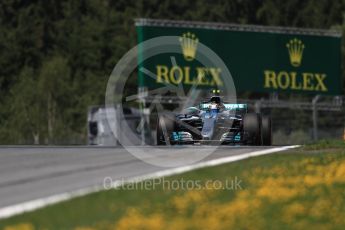 World © Octane Photographic Ltd. Formula 1 - Austria Grand Prix - Friday - Practice 1. Valtteri Bottas - Mercedes AMG Petronas F1 W08 EQ Energy+. Red Bull Ring, Spielberg, Austria. Friday 7th July 2017. Digital Ref:1862LB1D0702