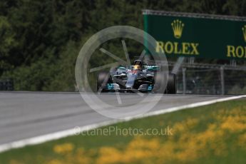 World © Octane Photographic Ltd. Formula 1 - Austria Grand Prix - Friday - Practice 1. Lewis Hamilton - Mercedes AMG Petronas F1 W08 EQ Energy+. Red Bull Ring, Spielberg, Austria. Friday 7th July 2017. Digital Ref:1862LB1D0720