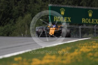 World © Octane Photographic Ltd. Formula 1 - Austria Grand Prix - Friday - Practice 1. Sergey Sirotkin - Renault Sport F1 Team Third & Reserve Driver. Red Bull Ring, Spielberg, Austria. Friday 7th July 2017. Digital Ref:1862LB1D0730