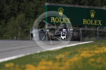 World © Octane Photographic Ltd. Formula 1 - Austria Grand Prix - Friday - Practice 1. Romain Grosjean - Haas F1 Team VF-17. Red Bull Ring, Spielberg, Austria. Friday 7th July 2017. Digital Ref:1862LB1D0737