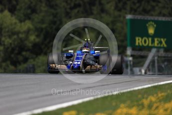 World © Octane Photographic Ltd. Formula 1 - Austria Grand Prix - Friday - Practice 1. Pascal Wehrlein – Sauber F1 Team C36. Red Bull Ring, Spielberg, Austria. Friday 7th July 2017. Digital Ref:1862LB1D0771