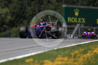 World © Octane Photographic Ltd. Formula 1 - Austria Grand Prix - Friday - Practice 1. Daniil Kvyat - Scuderia Toro Rosso STR12. Red Bull Ring, Spielberg, Austria. Friday 7th July 2017. Digital Ref:1862LB1D0849