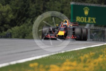World © Octane Photographic Ltd. Formula 1 - Austria Grand Prix - Friday - Practice 1. Daniel Ricciardo - Red Bull Racing RB13. Red Bull Ring, Spielberg, Austria. Friday 7th July 2017. Digital Ref:1862LB1D0867