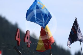 World © Octane Photographic Ltd. Formula 1 - Austria Grand Prix - Friday - Practice 1. Lewis Hamilton Fans. Red Bull Ring, Spielberg, Austria. Friday 7th July 2017. Digital Ref:1862LB1D9817