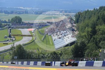 World © Octane Photographic Ltd. Formula 1 - Austria Grand Prix - Friday - Practice 1. Daniel Ricciardo - Red Bull Racing RB13. Red Bull Ring, Spielberg, Austria. Friday 7th July 2017. Digital Ref:1862LB1D9935