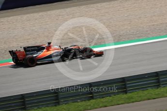 World © Octane Photographic Ltd. Formula 1 - Austria Grand Prix - Friday - Practice 2. Fernando Alonso - McLaren Honda MCL32. Red Bull Ring, Spielberg, Austria. Friday 7th July 2017. Digital Ref:1864LB1D0895